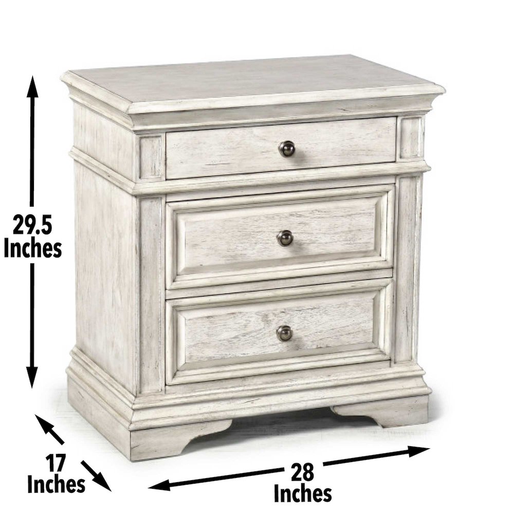 Highland Park King 4PC White. Picture 12
