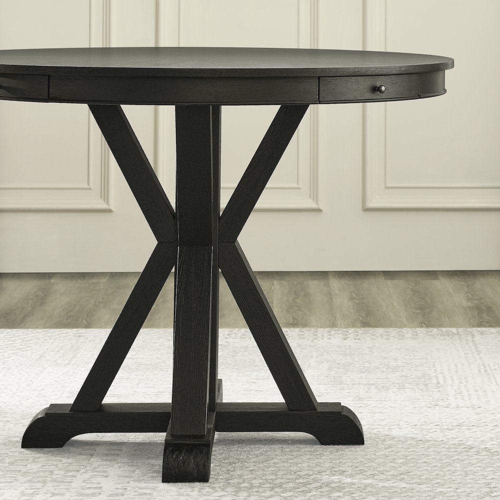 Rylie Counter Table, Black Finish. Picture 3