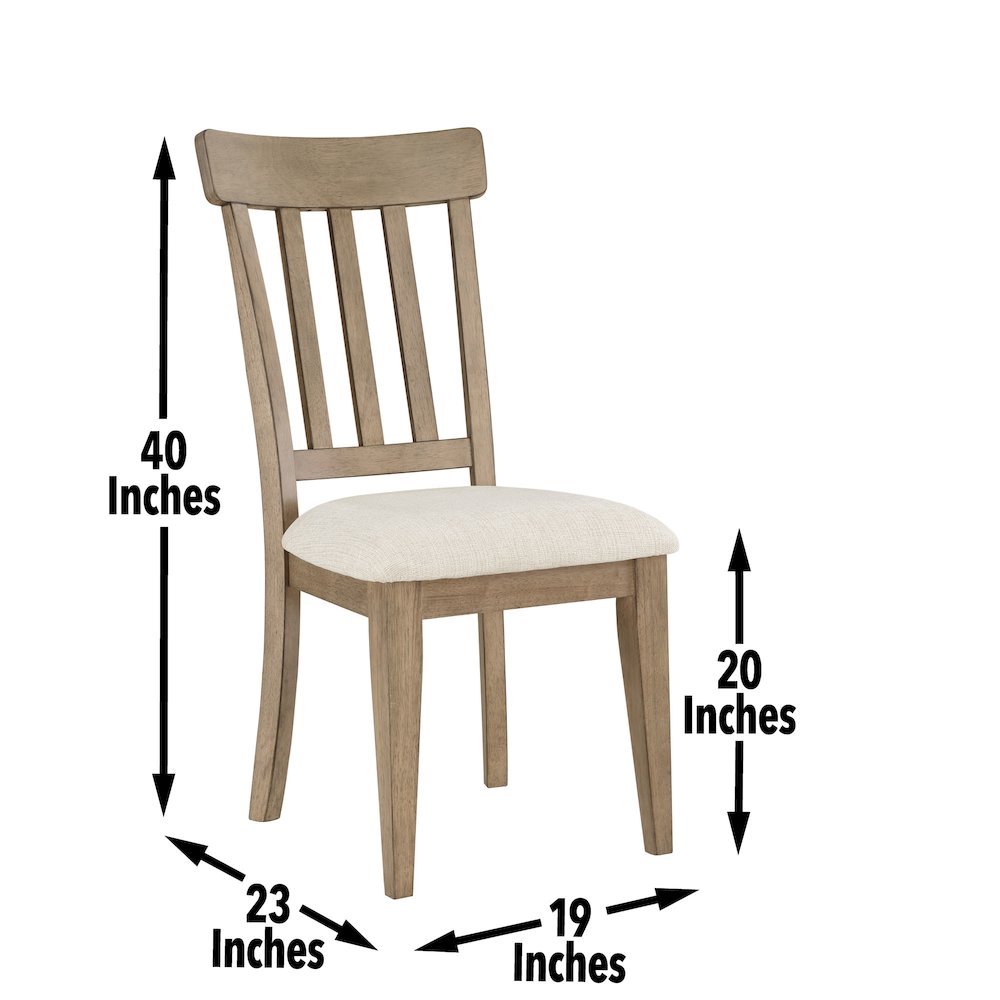 Napa 7-Piece Dining Set, Sand. Picture 13