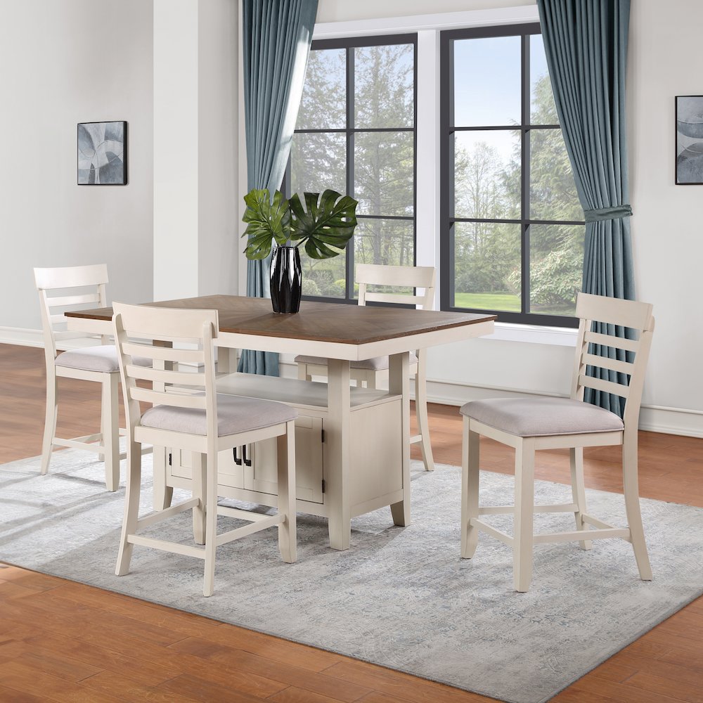 Hyland Brown Dining 5pc Set. Picture 5