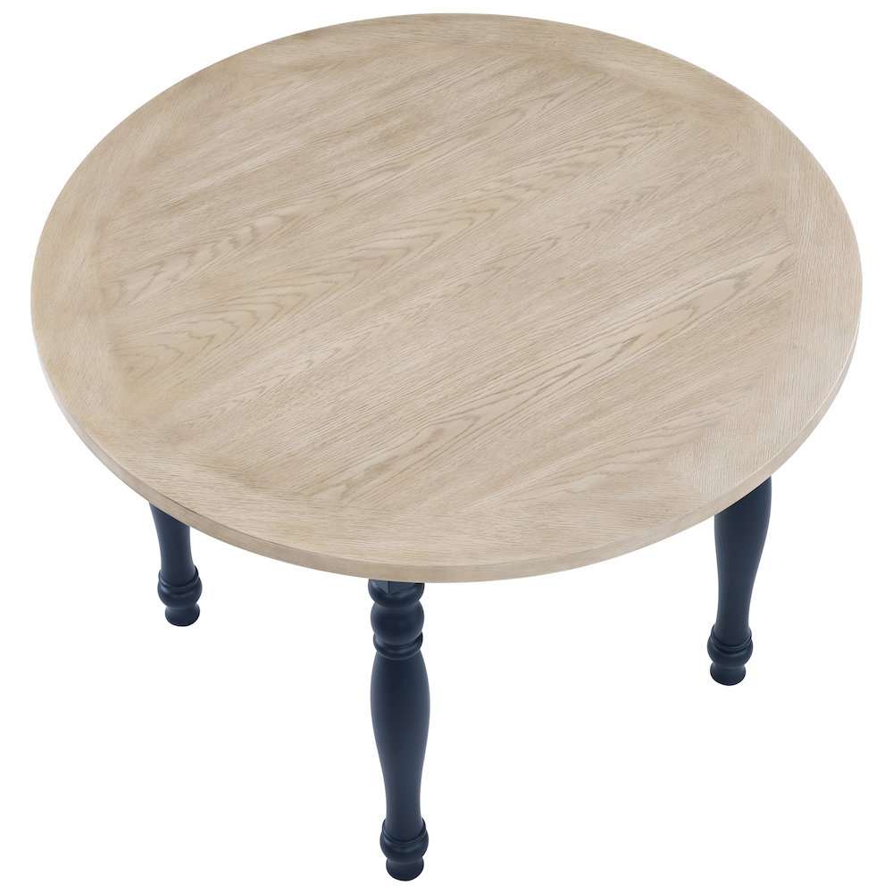 Darcy Blue Round Table. Picture 6