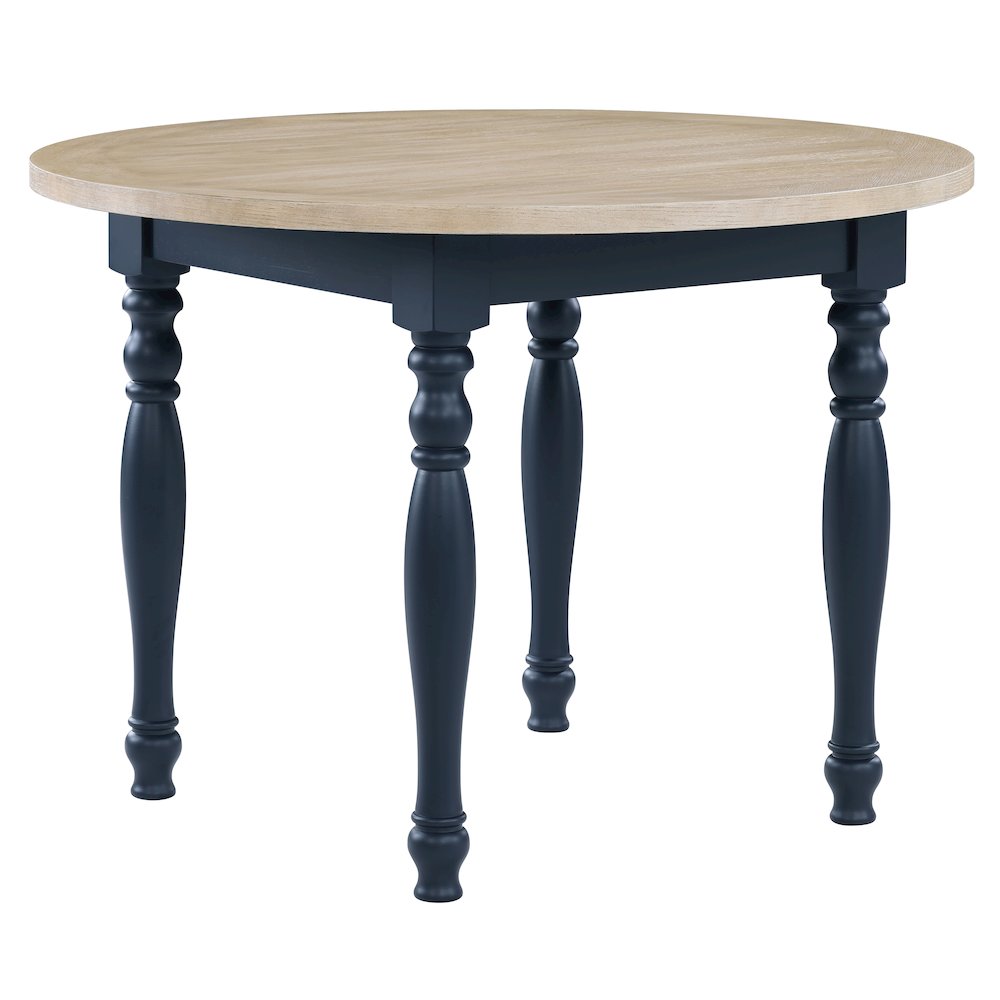 Darcy Blue Round Table. Picture 1