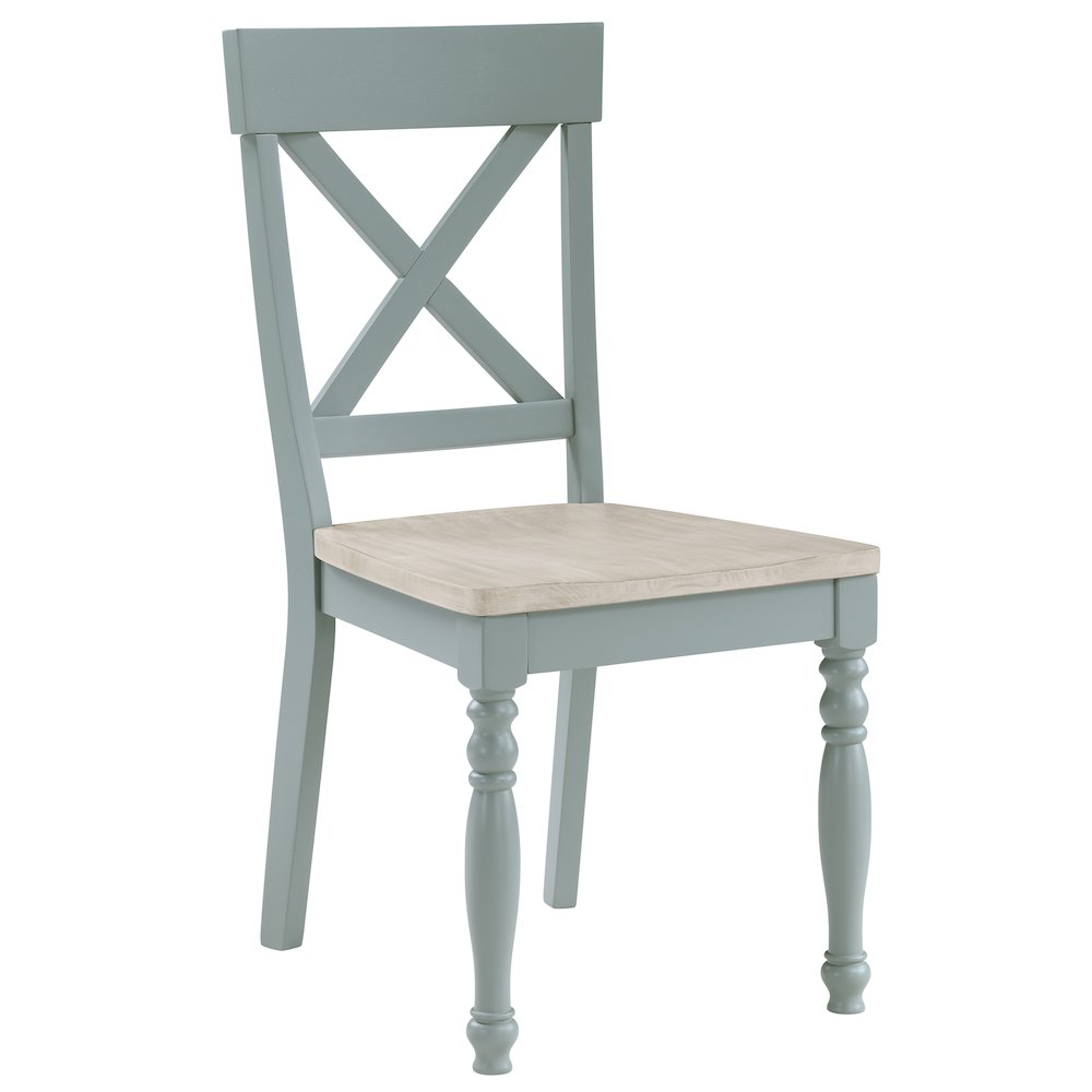 Darcy Green Side Chair. Picture 1