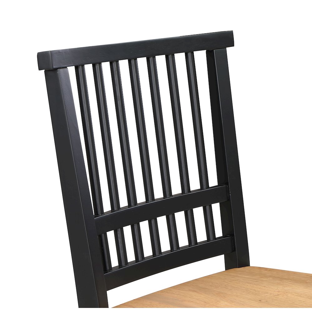 Magnolia 7pc Counter Table Black Base. Picture 8