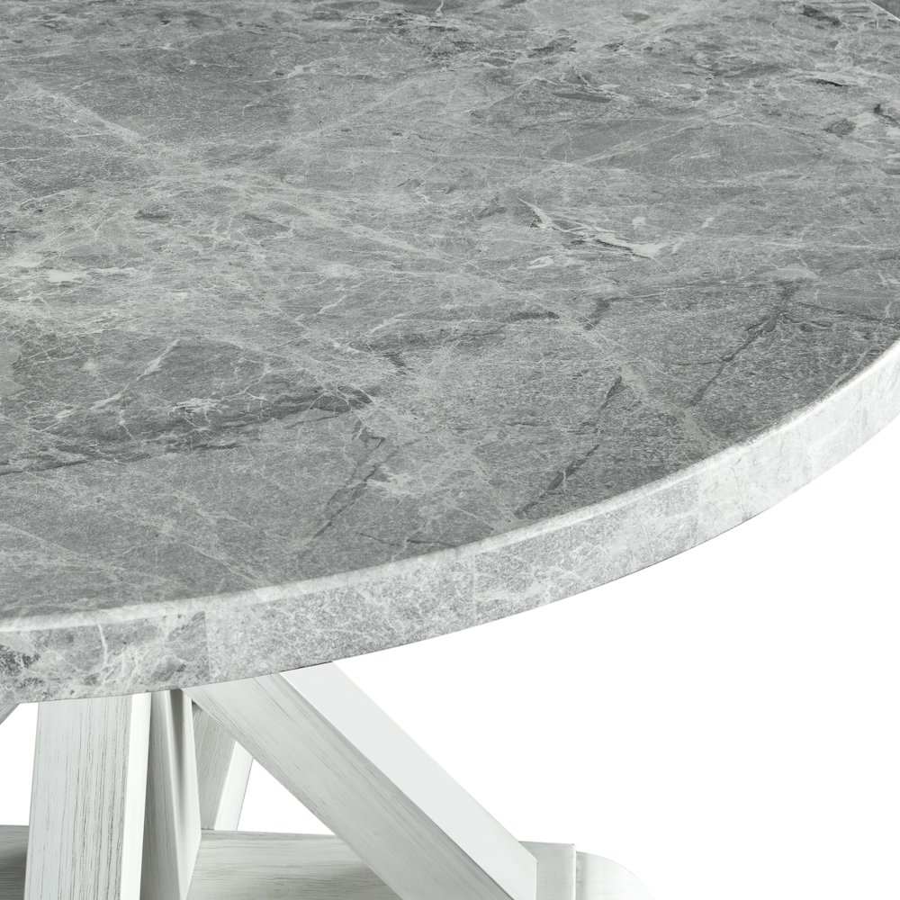 Canova 7PC Dining Gray Top. Picture 7