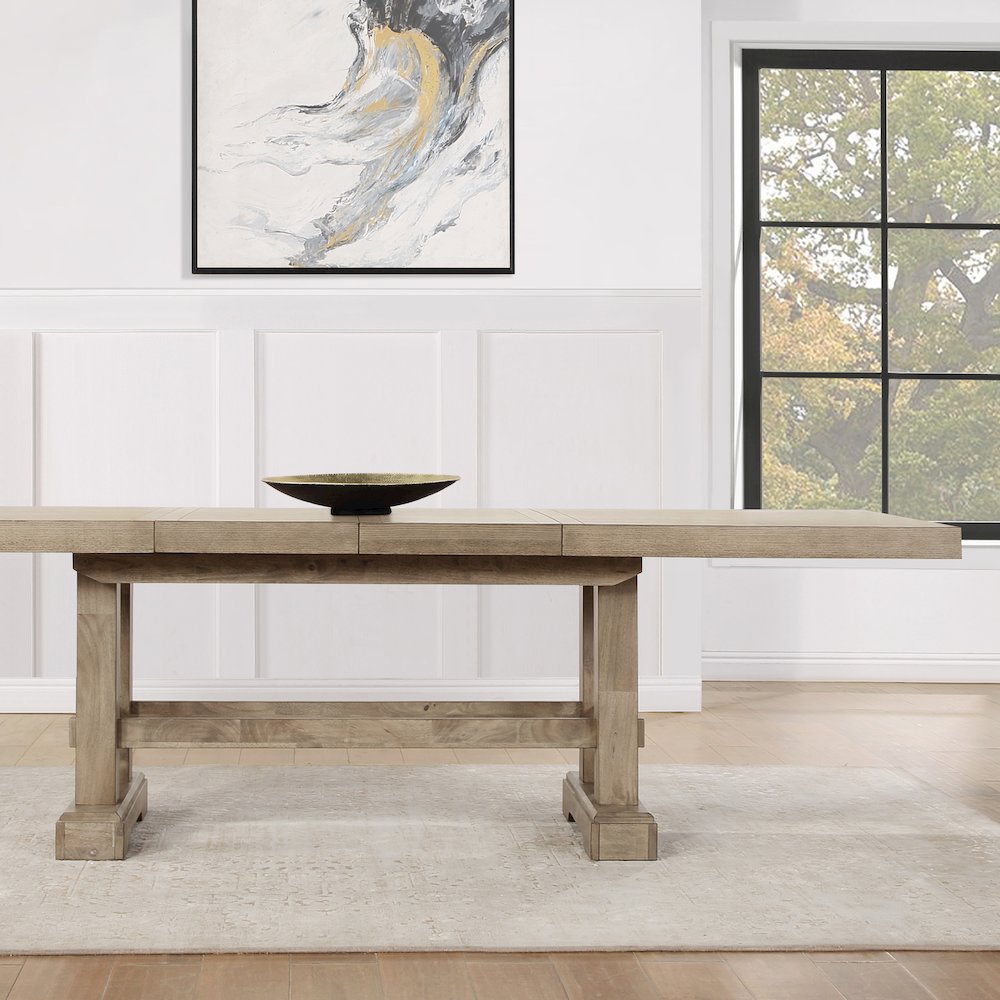 Napa 7-Piece Dining Set, Sand. Picture 7