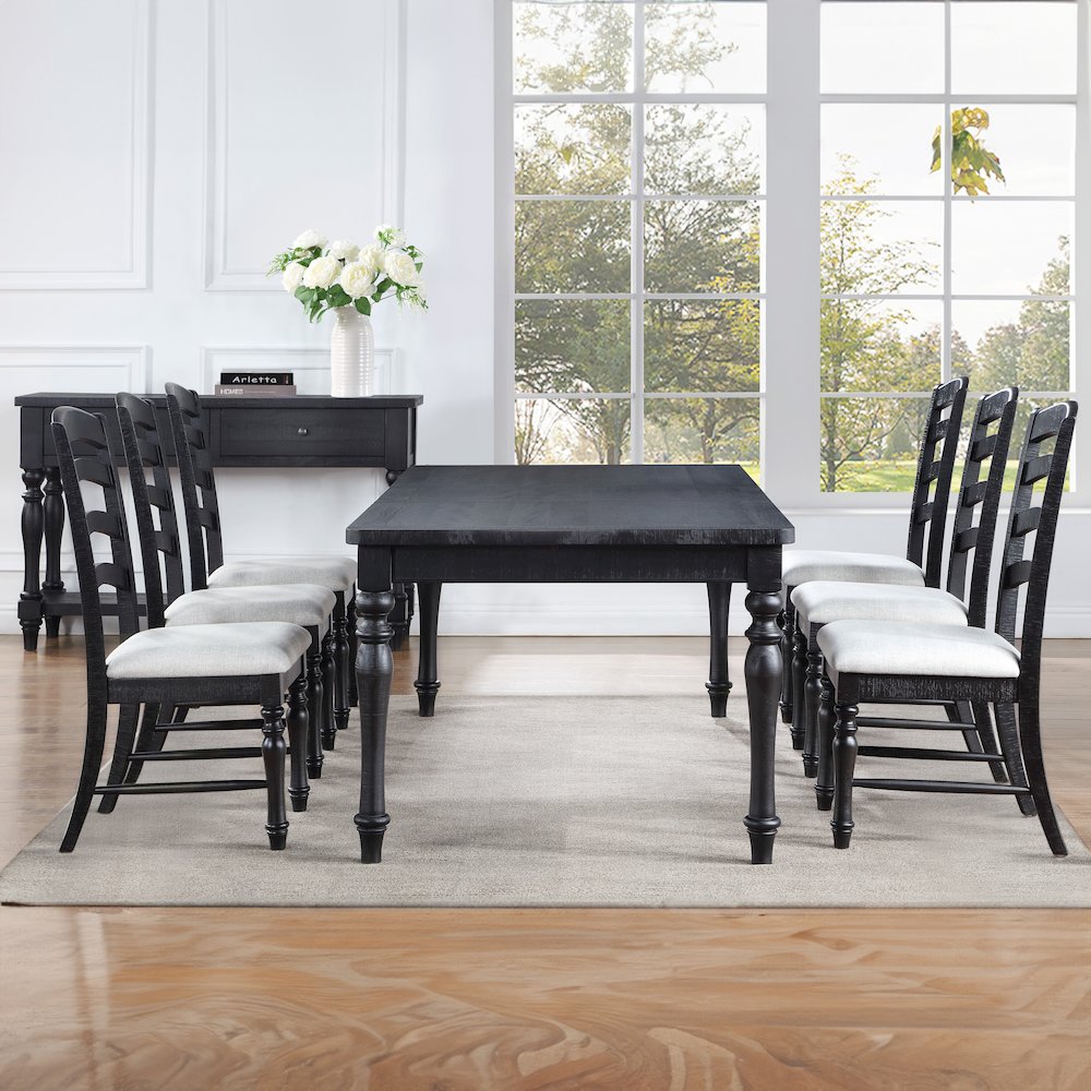 Odessa 7-Piece Dining Set (Table & 6 Side Chairs). Picture 5