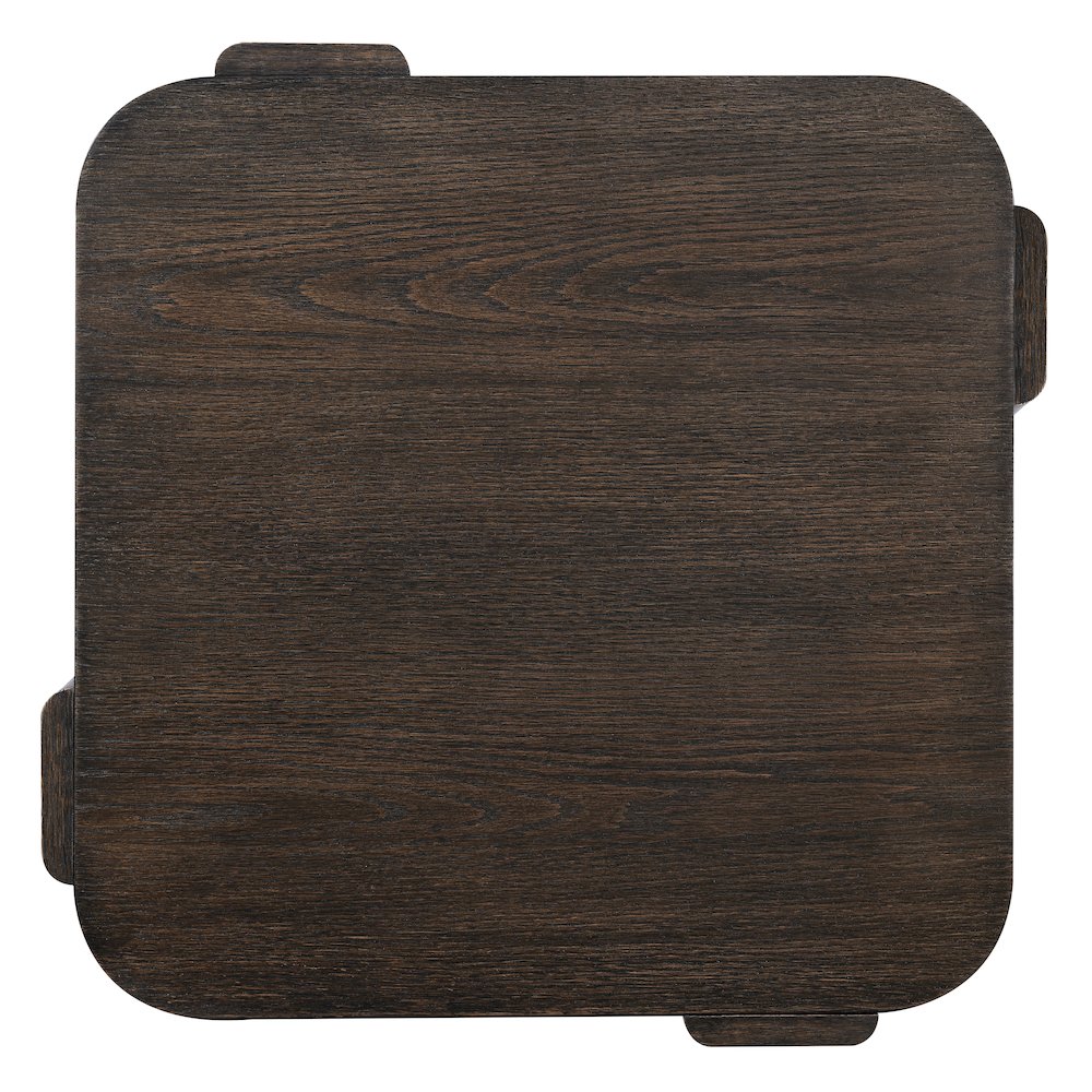 Salina Espresso Square End Table. Picture 5