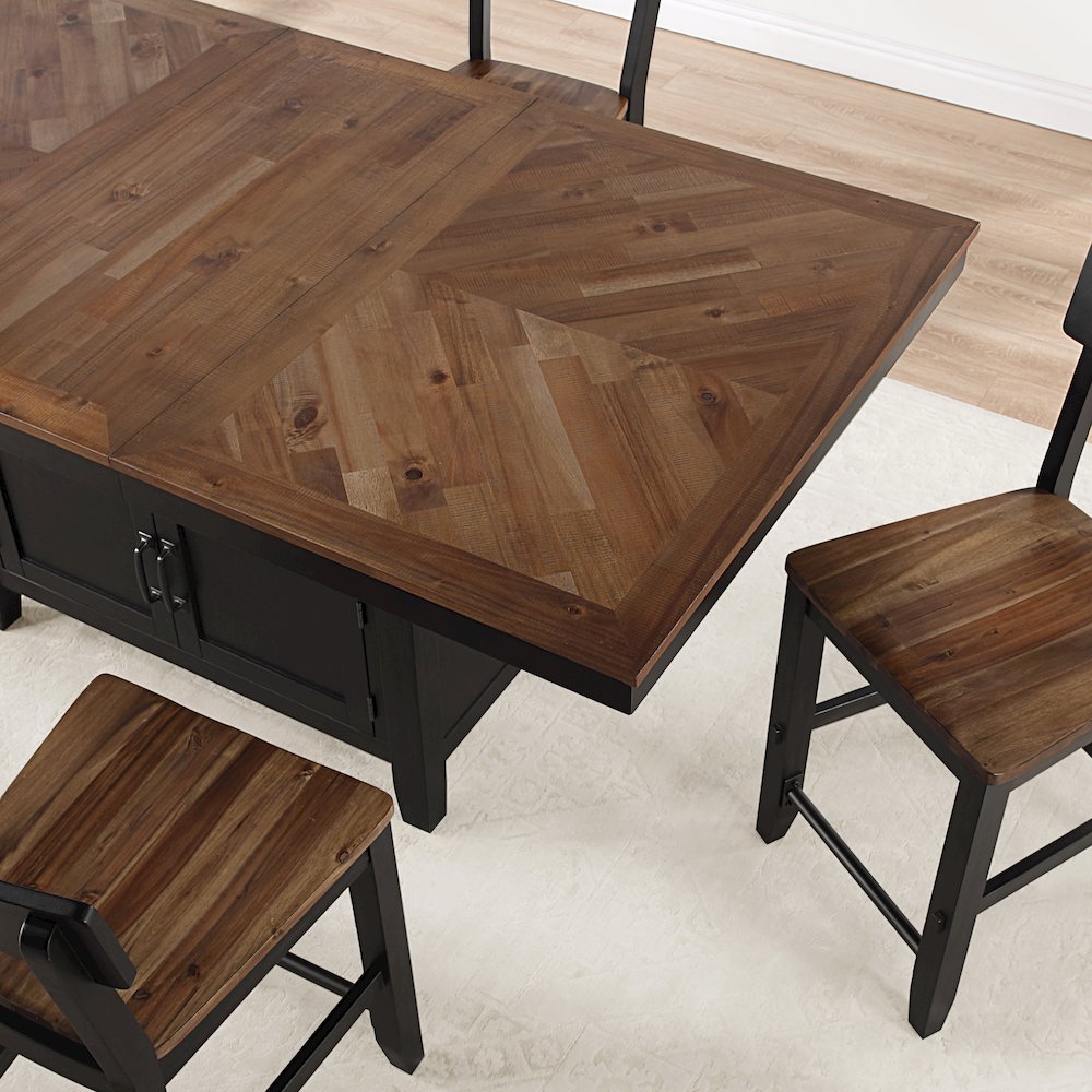 Bermuda 7-Piece Counter Dining Set. Picture 8