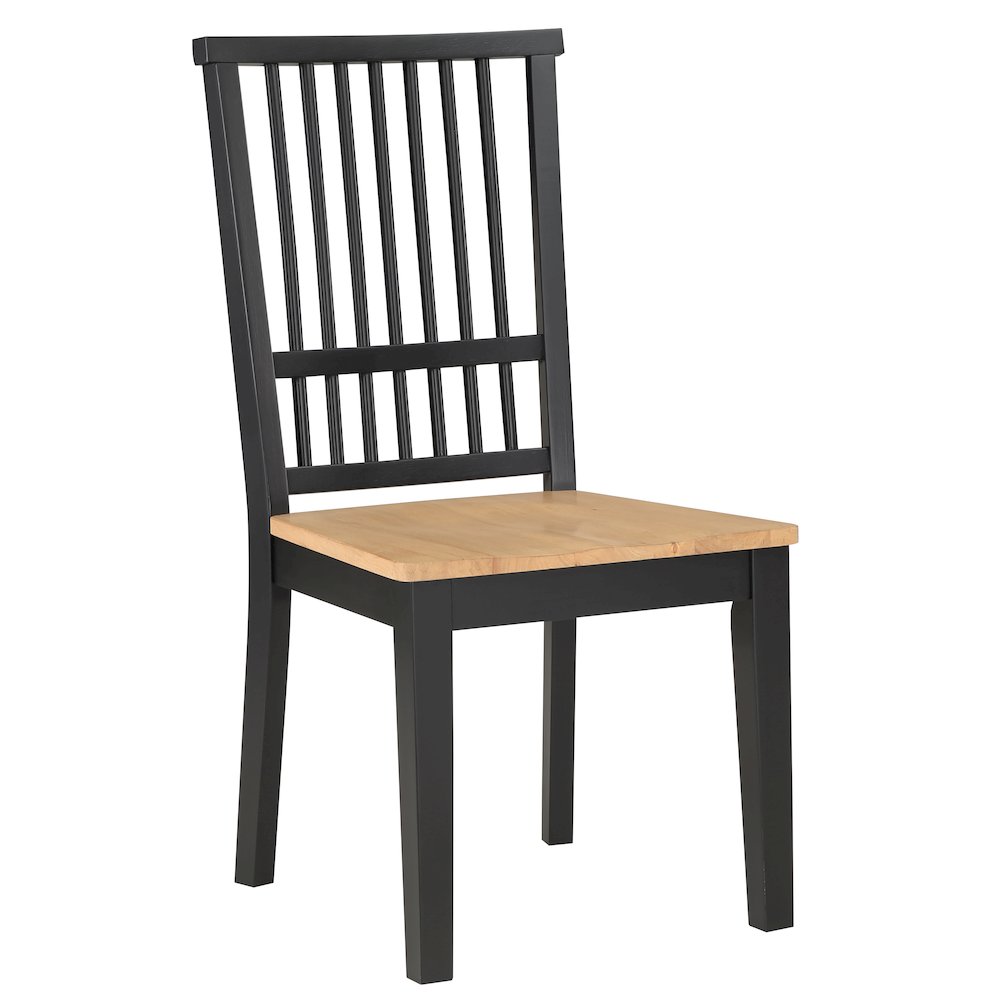Magnolia Black 5PC Round Dining Set. Picture 3