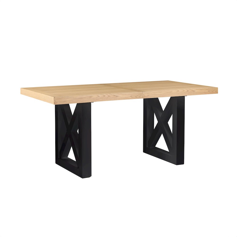 Magnolia 7pc Counter Table Black Base. Picture 1