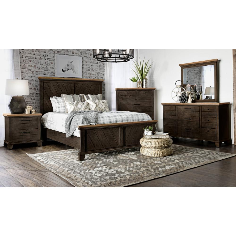 Bear Creek Nightstand Brown. Picture 3