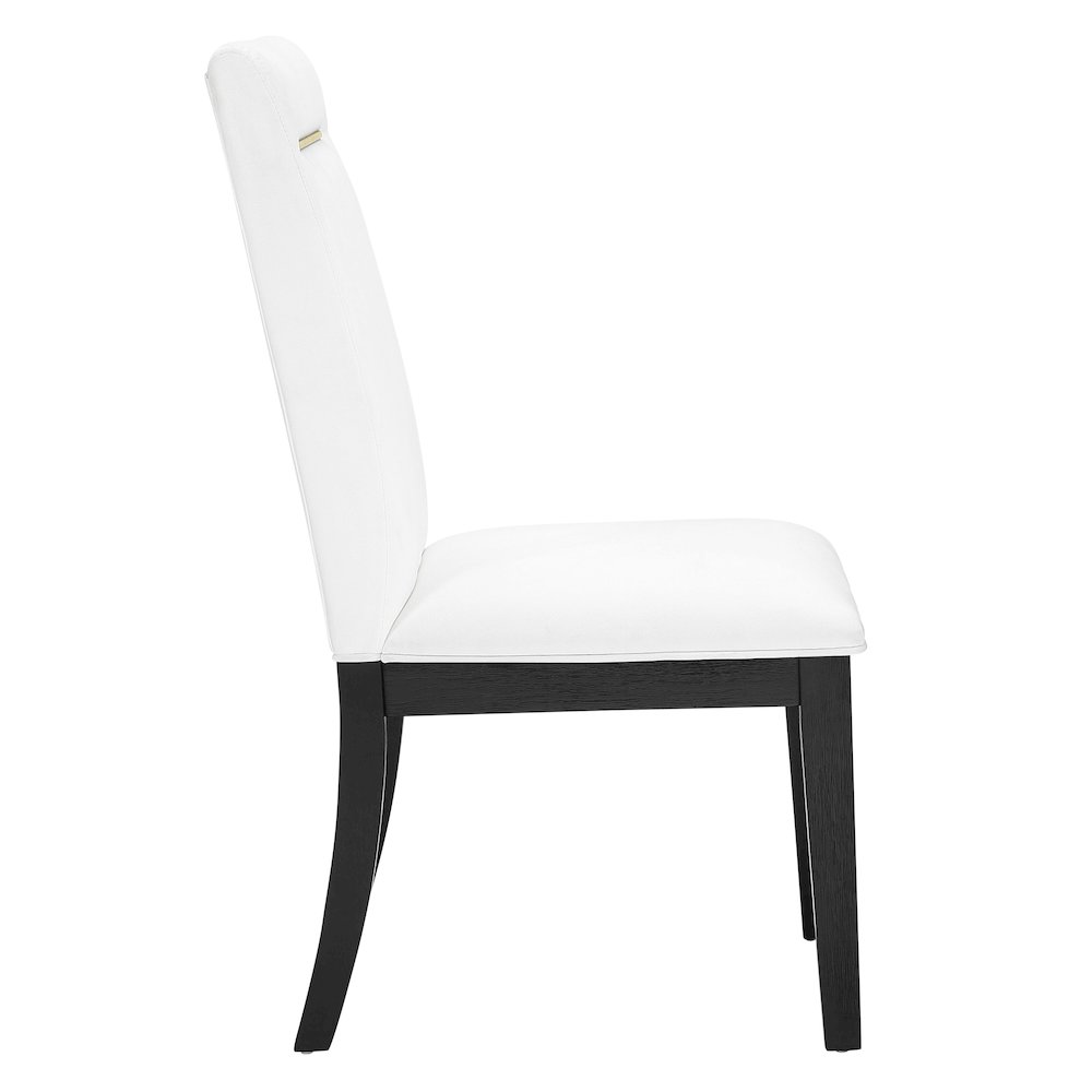Yves 8pc Dining Set - White. Picture 3