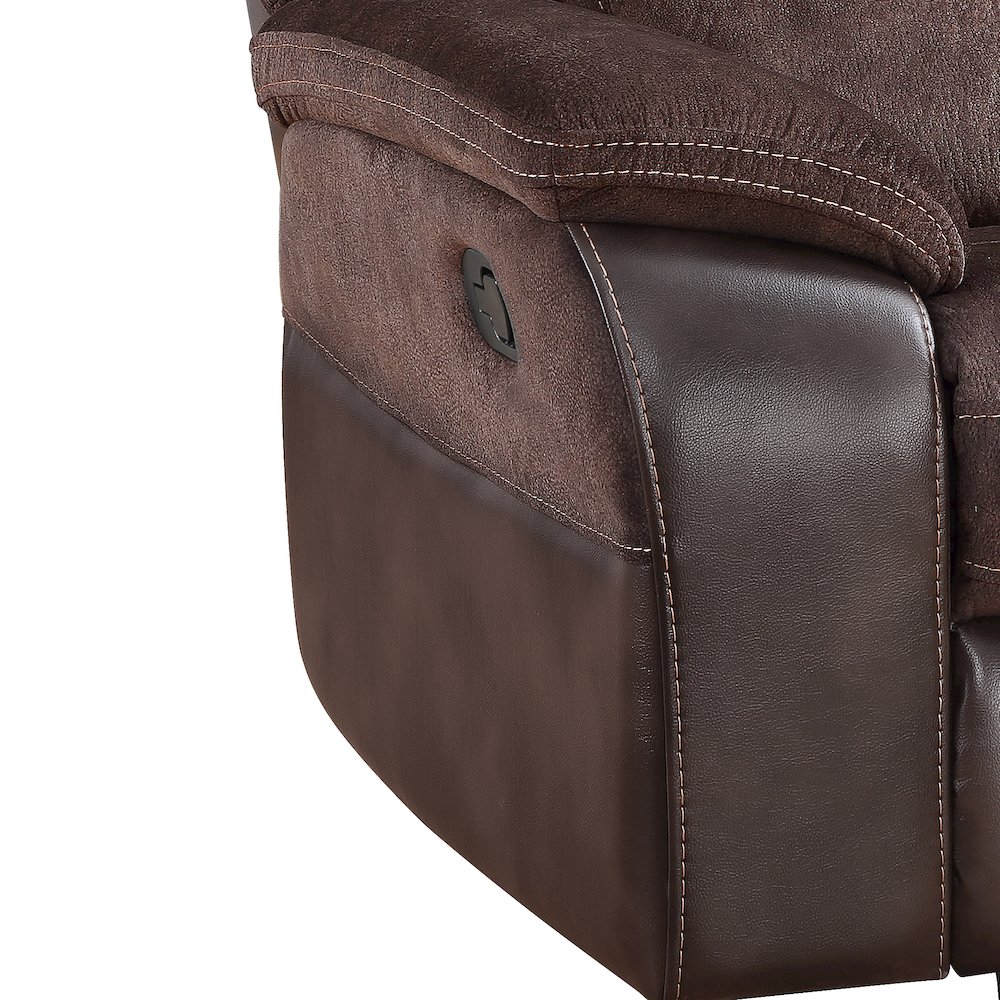 Pueblo Reclining Chair Coffee. Picture 8
