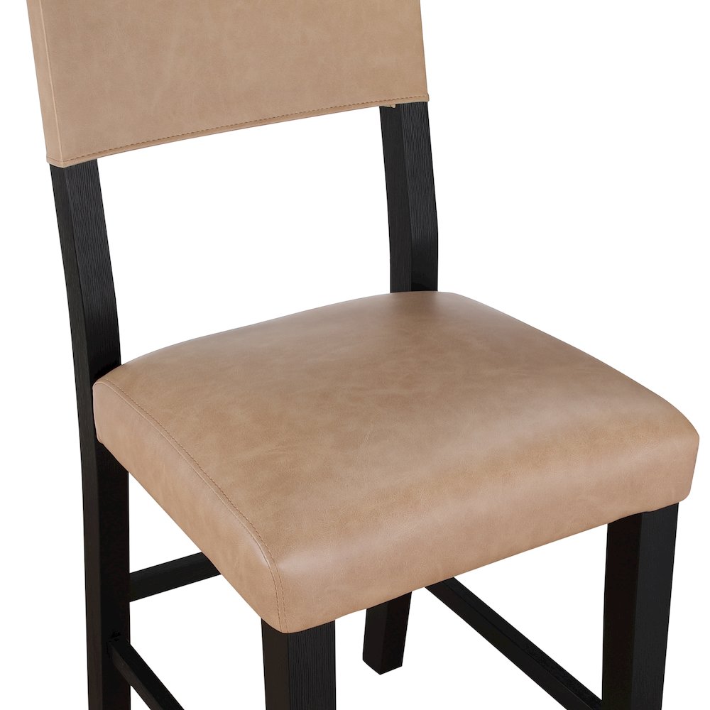 Aubrey Black Counter Chair. Picture 7