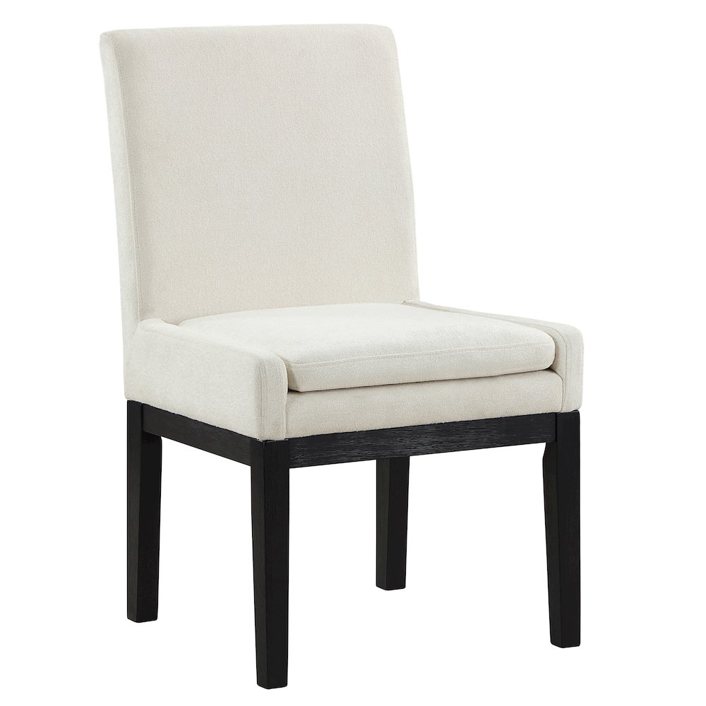 Aubrey Black Upholstered Side Chair. Picture 1