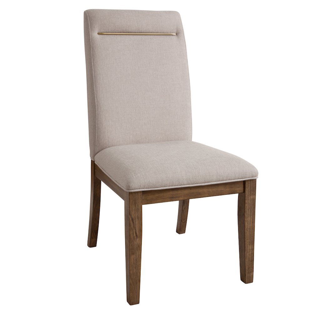 Garland Brown Dining Table and 8 Chairs. Picture 3