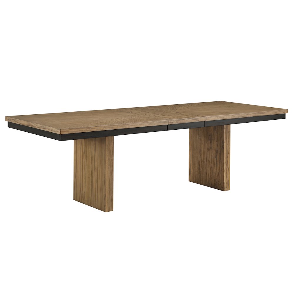 Roatan 80-96" Table with 16-inch Self-Storing Leaf. Picture 2