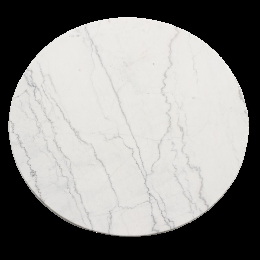 Xena Marble Top 52" Round Dining Table. Picture 3