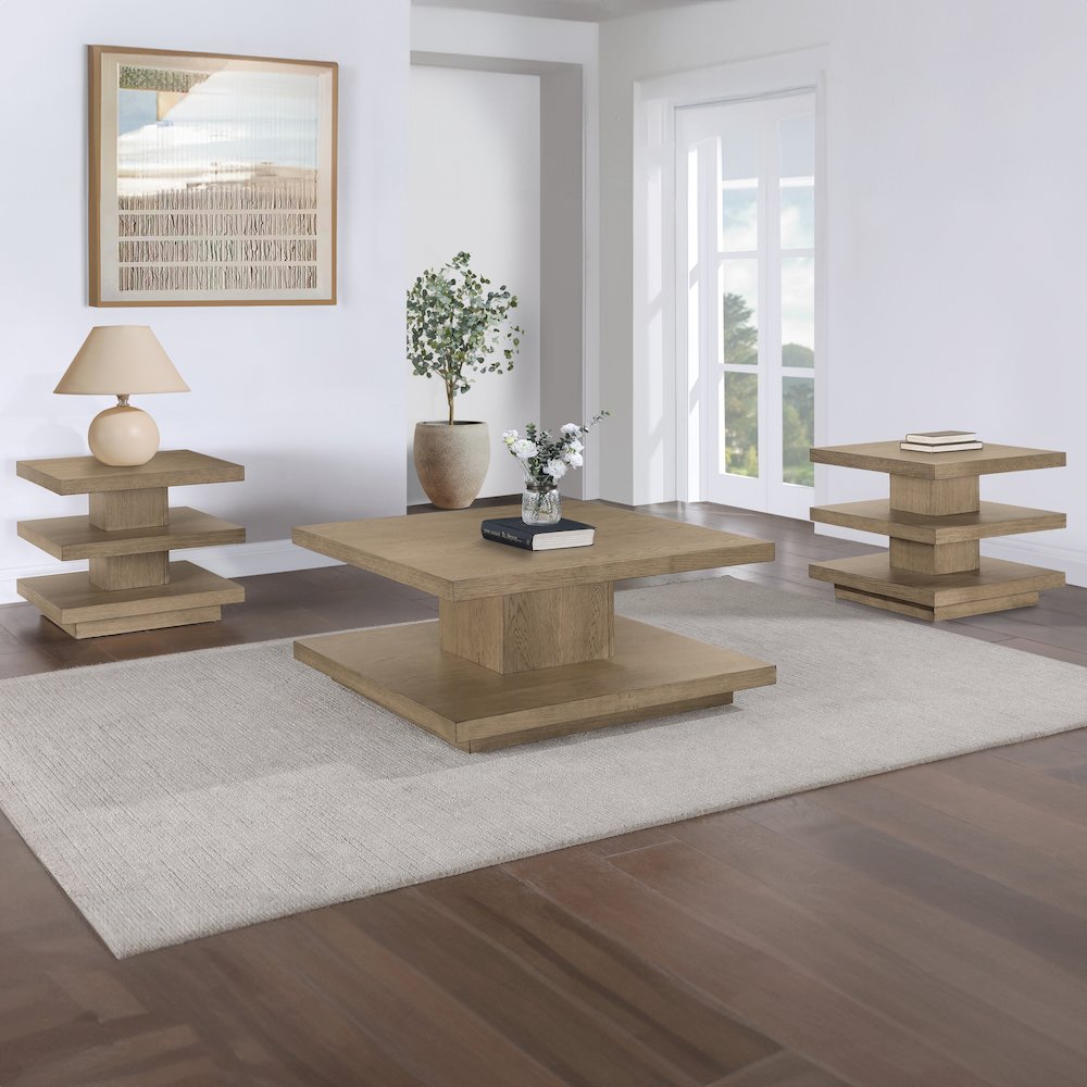 Canyon Cocktail Table, Brown. Picture 9