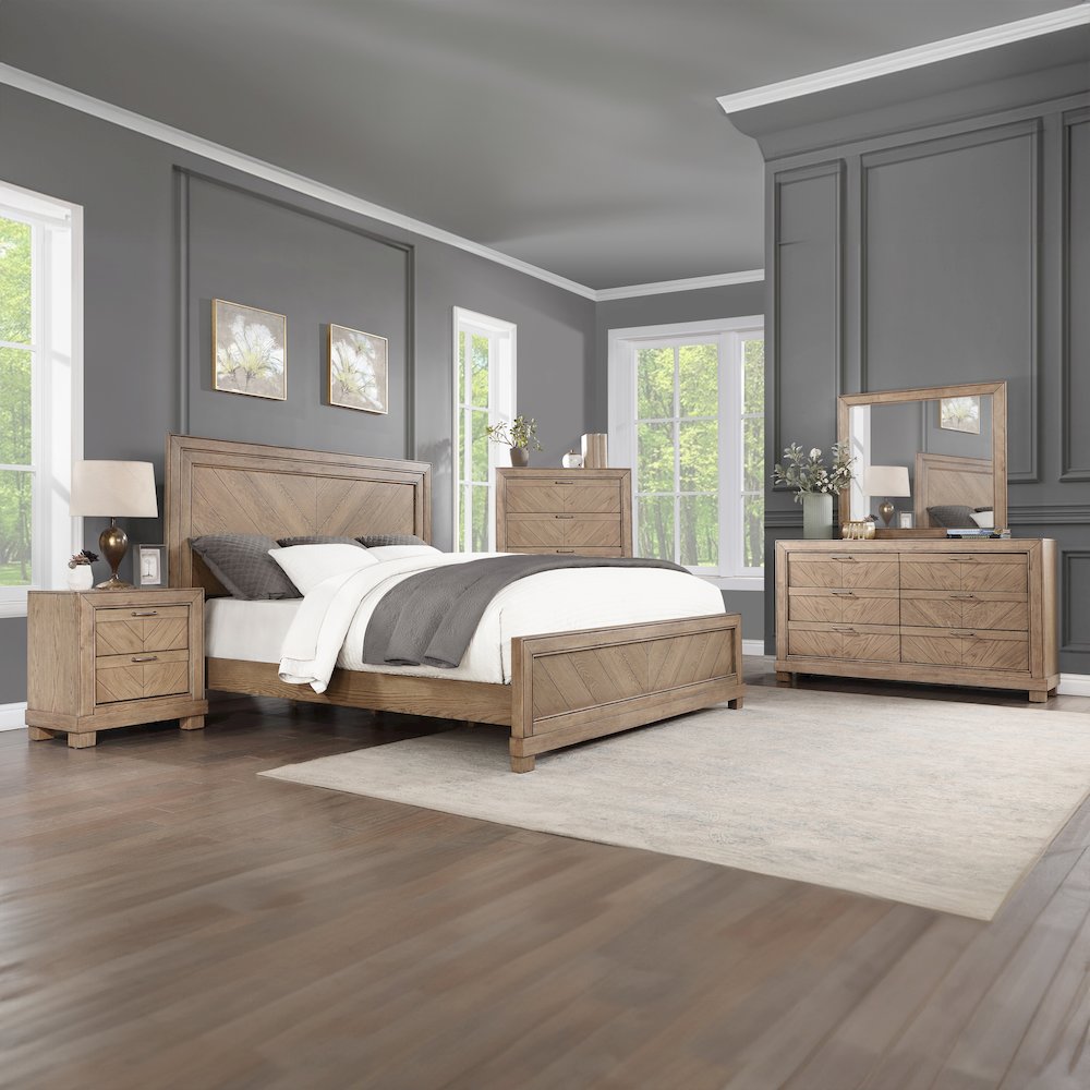 Montana Queen Bed, Sand. Picture 6