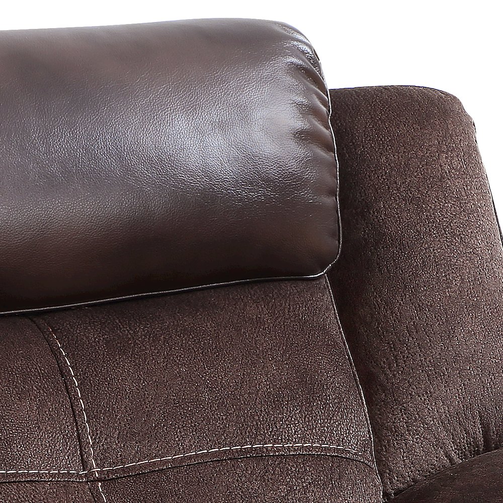 Pueblo Reclining Chair Coffee. Picture 9
