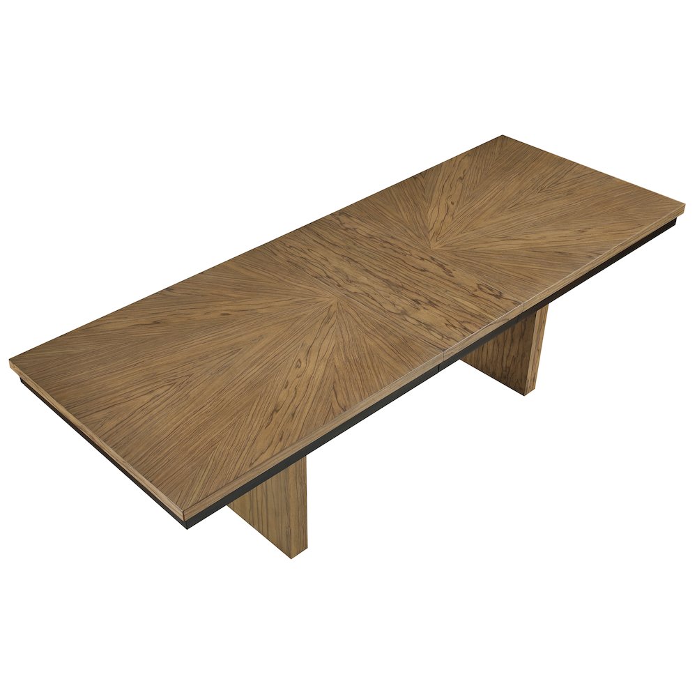 Roatan 80-96" Table with 16-inch Self-Storing Leaf. Picture 7