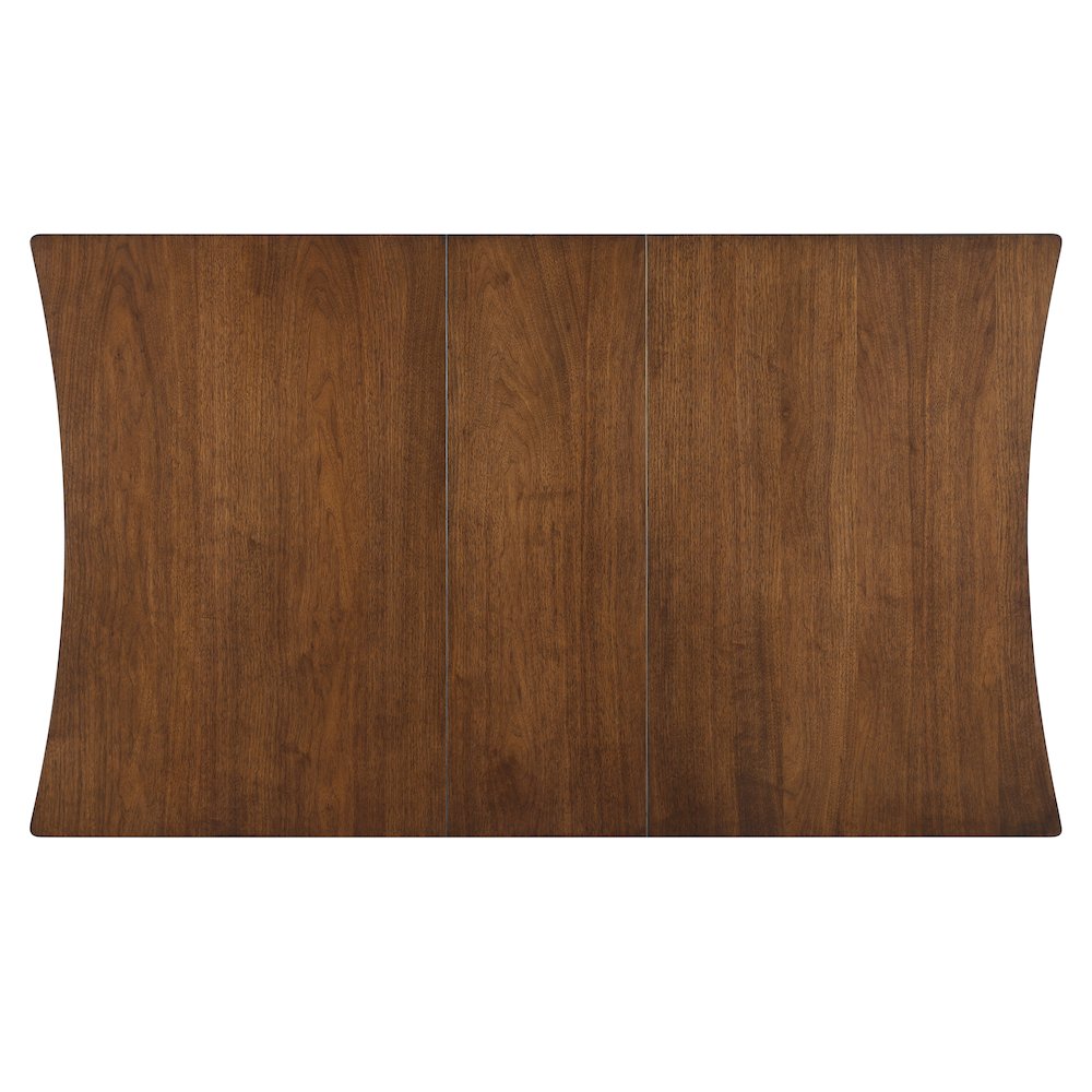 Joplin 50-62" Dining Table w/12" Leaf, Walnut and Ebony finish. Picture 7
