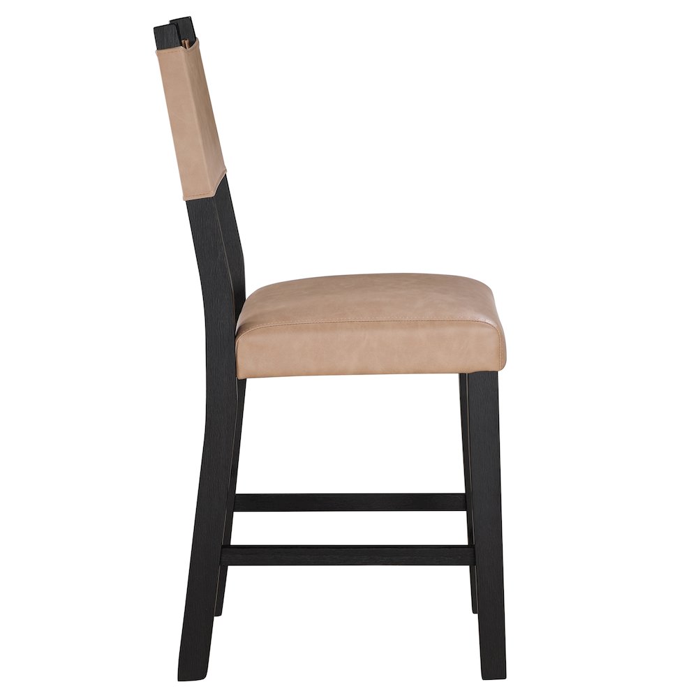 Aubrey Black Counter Chair. Picture 2