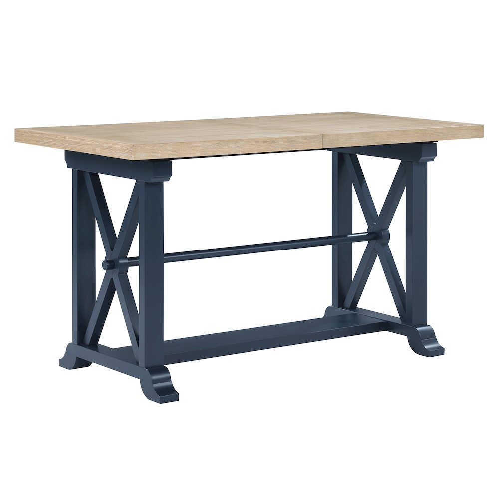 Darcy Blue Counter Table. Picture 1