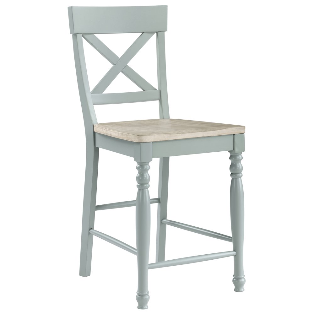Darcy Green Counter Chair. Picture 1