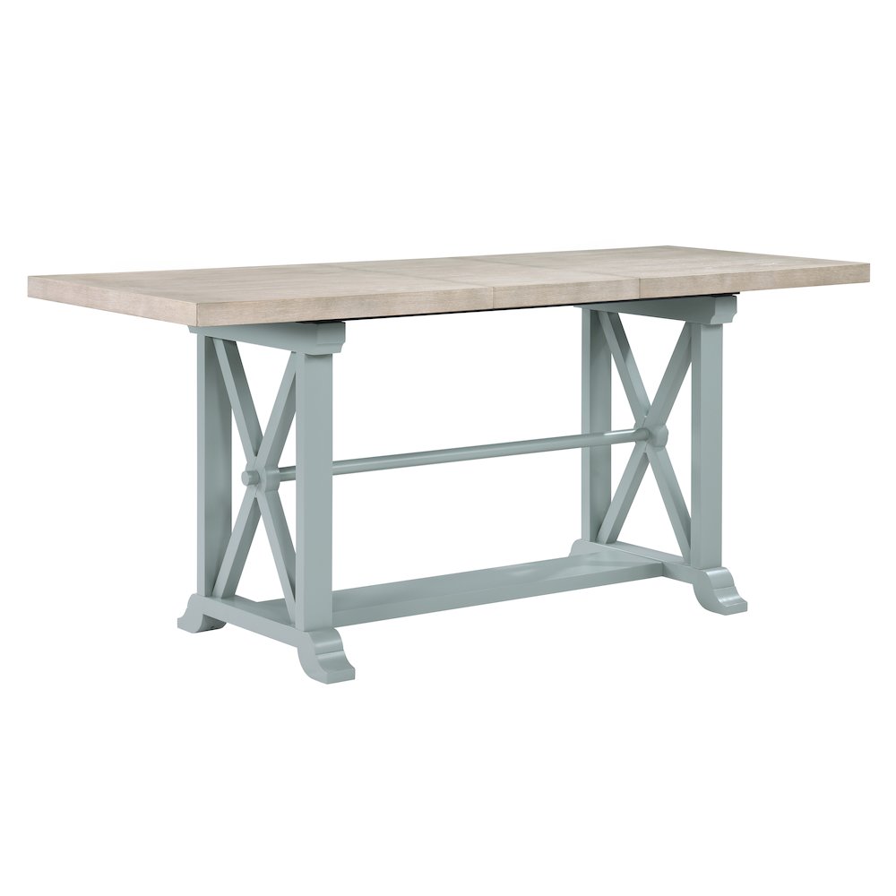 Darcy Green Counter Table. Picture 2