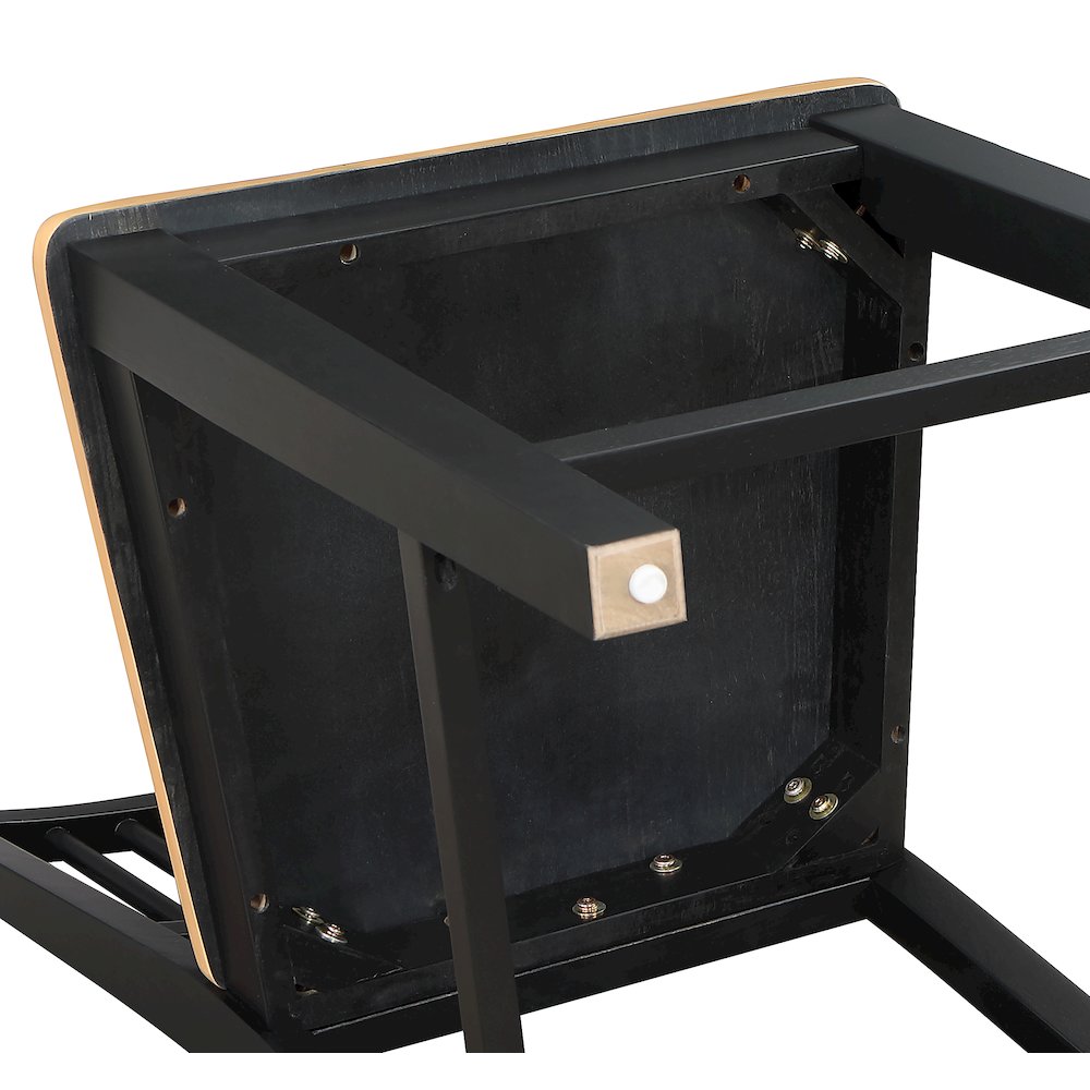 Magnolia 5-Piece Counter Table Dining Set, Black Base. Picture 9