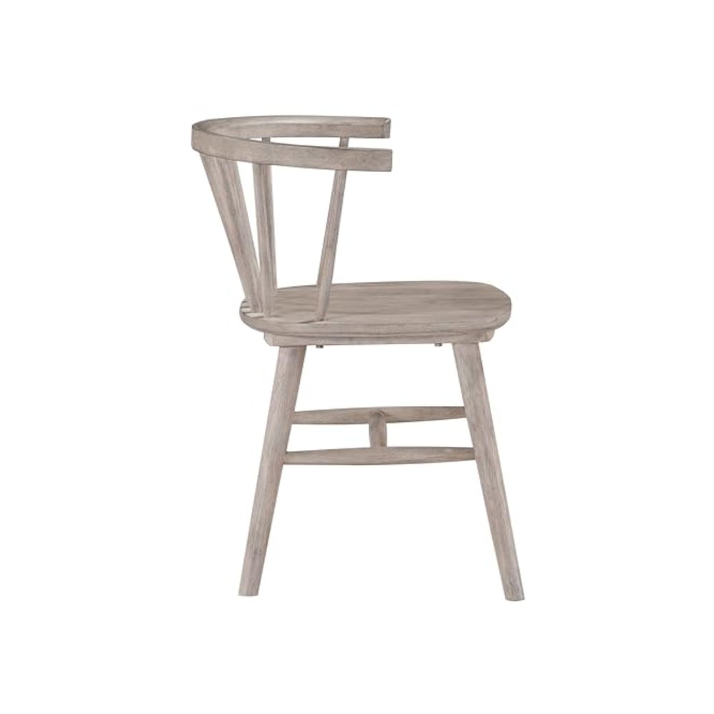 Willow Solid Wood Dining Chair, Tan. Picture 7
