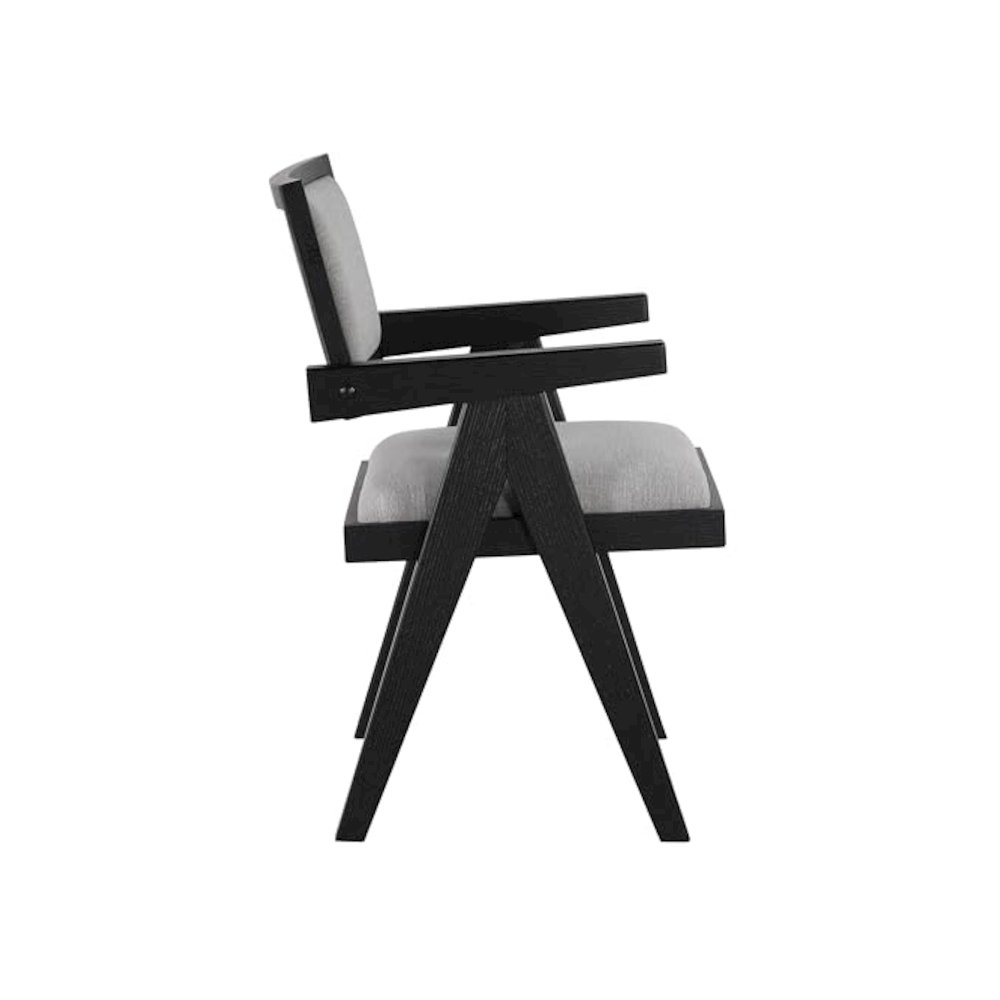 Magnolia Black Arm Chair. Picture 7