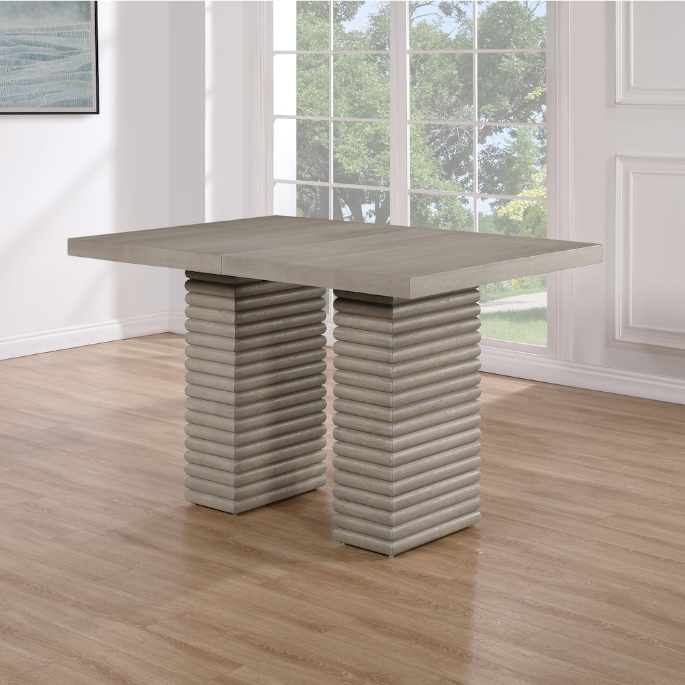 Lily 60-78" Counter Table w/18" Leaf. Picture 7