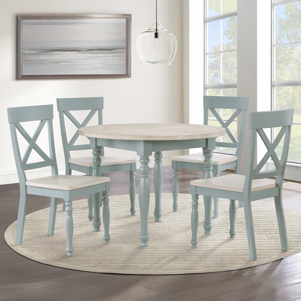 Darcy Green Side Chair. Picture 5