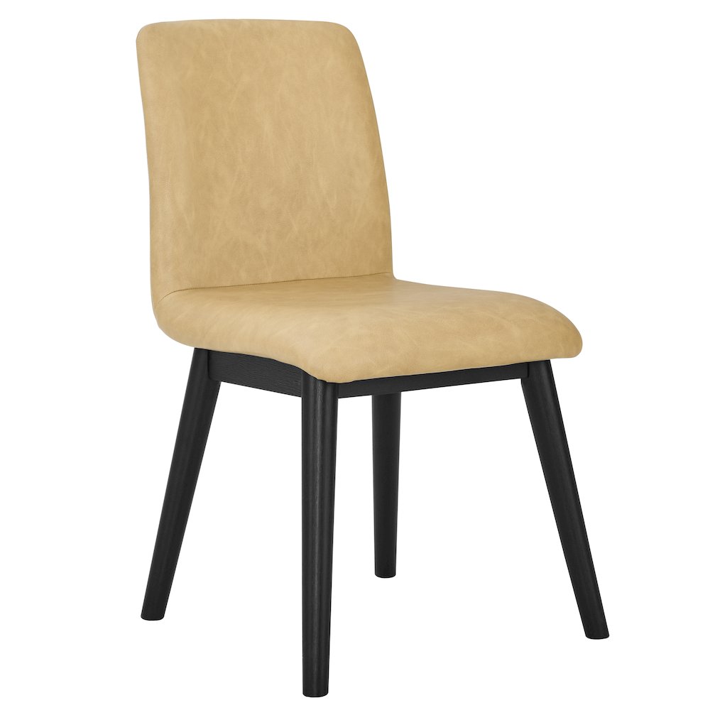 Vida-Black Sand PU Side Chair. Picture 1