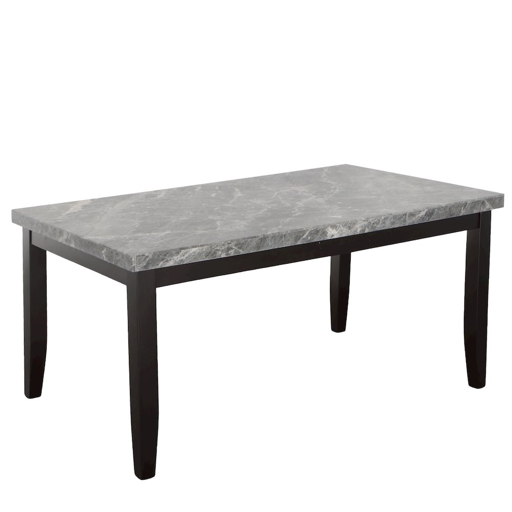 Napoli Gray Marble Top Dining. Picture 1