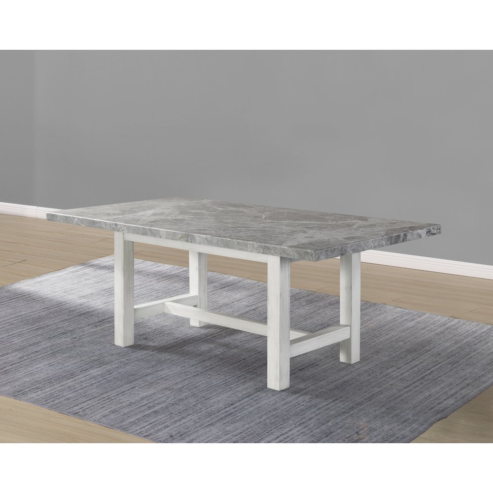 Canova Gray Marble Top Dining. Picture 2