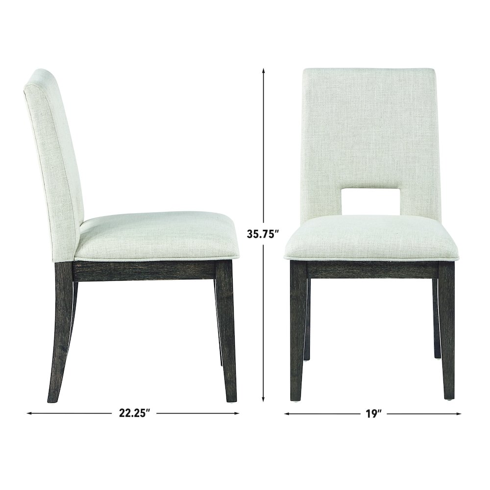 Evan Upholstered Side Chair. Picture 6