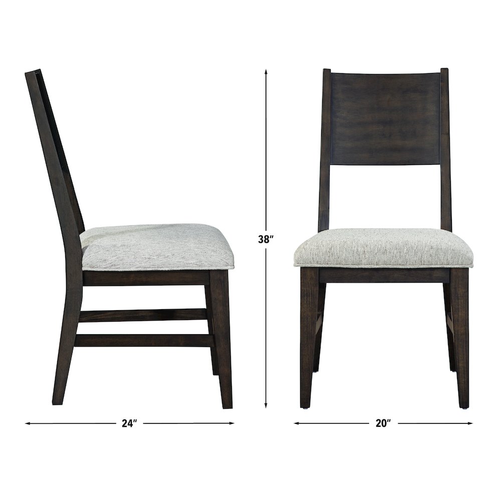 Norvell Gray Side Chair. Picture 8