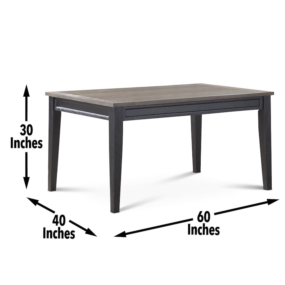 Raven Noir Dining Table. Picture 6