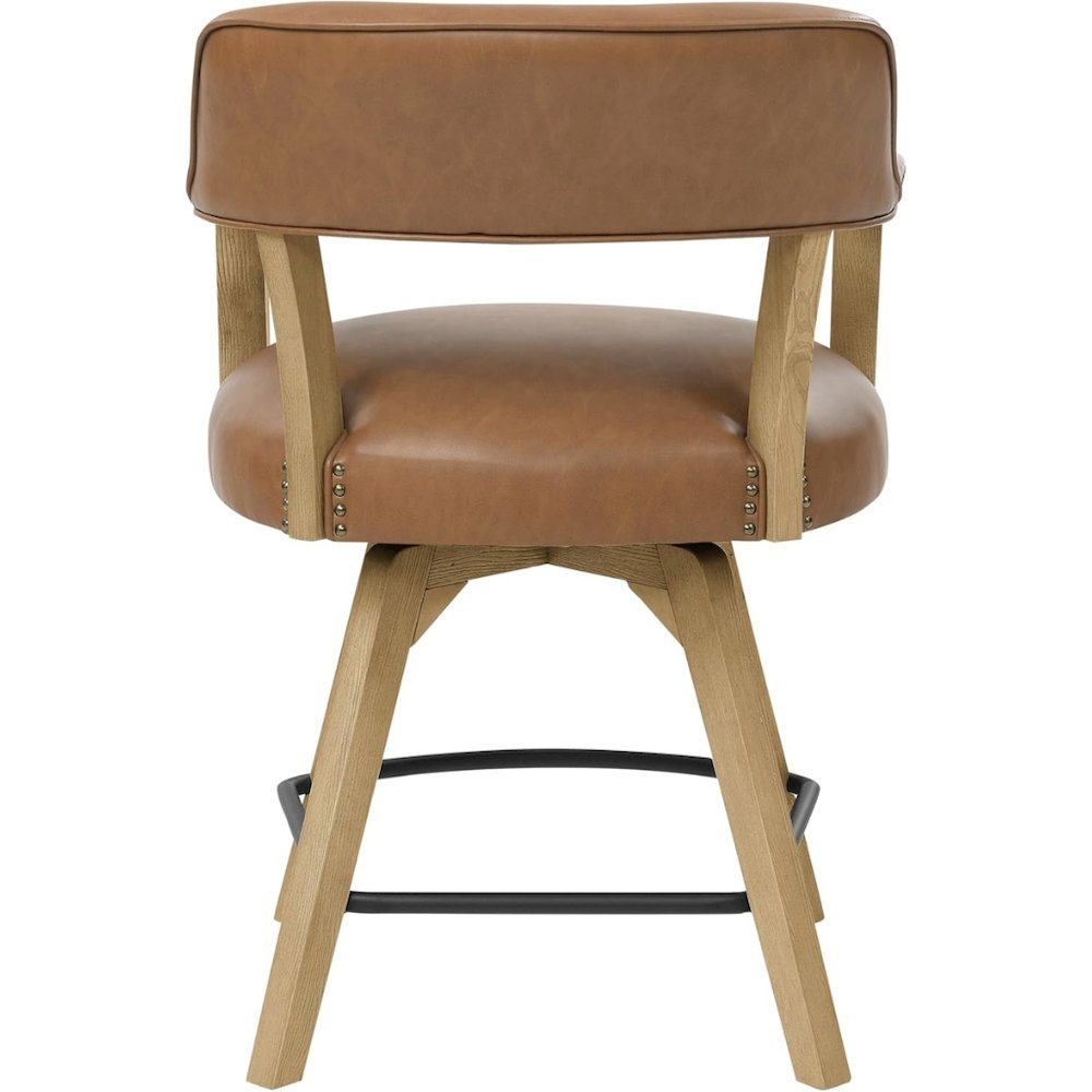 Swivel Counter Armchair with Backs and with Arm Rest Design. Picture 6
