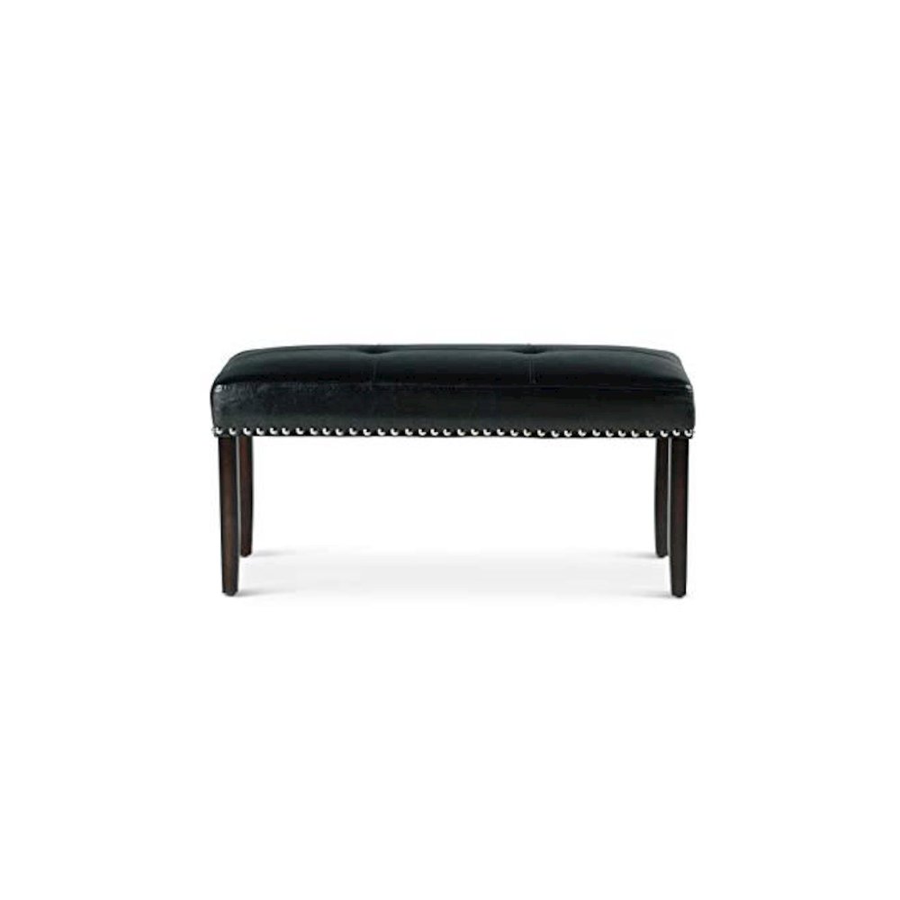 Westby Black PU Dining Bench w/. Picture 2