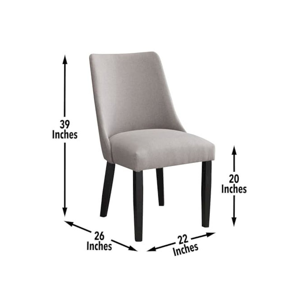 Xena Upholstered Side Chair. Picture 3