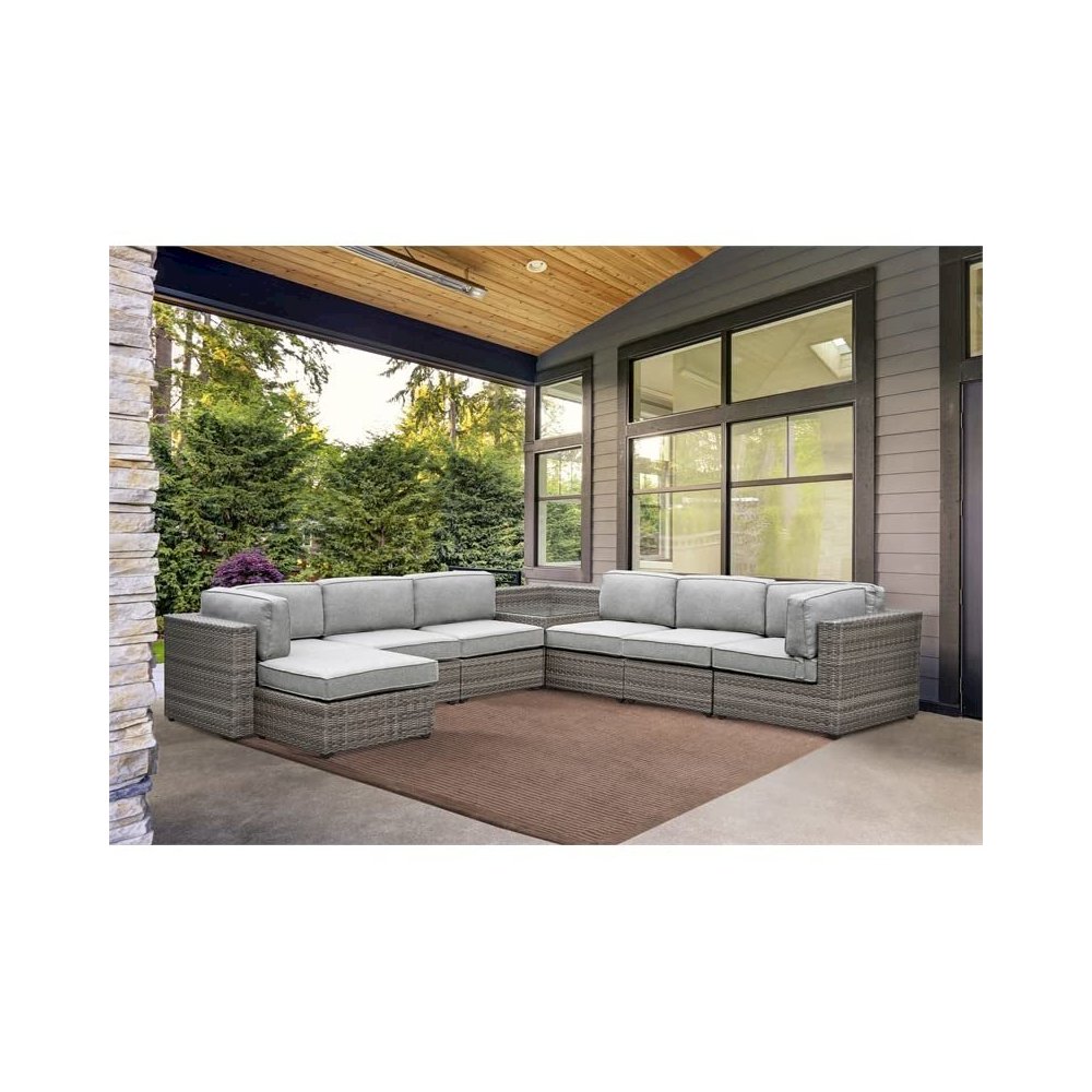 Tamyra 7PC Outdoor Sectional. Picture 4