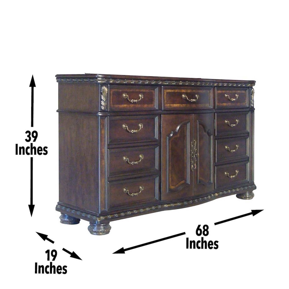 Monte Carlo 9-drawer Dresser. Picture 8