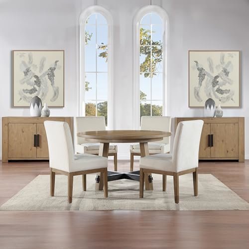 Aubrey Brown Upholstered Side Chair. Picture 9