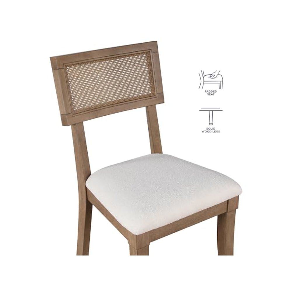 Colvin Brown Cane Side Chair. Picture 9